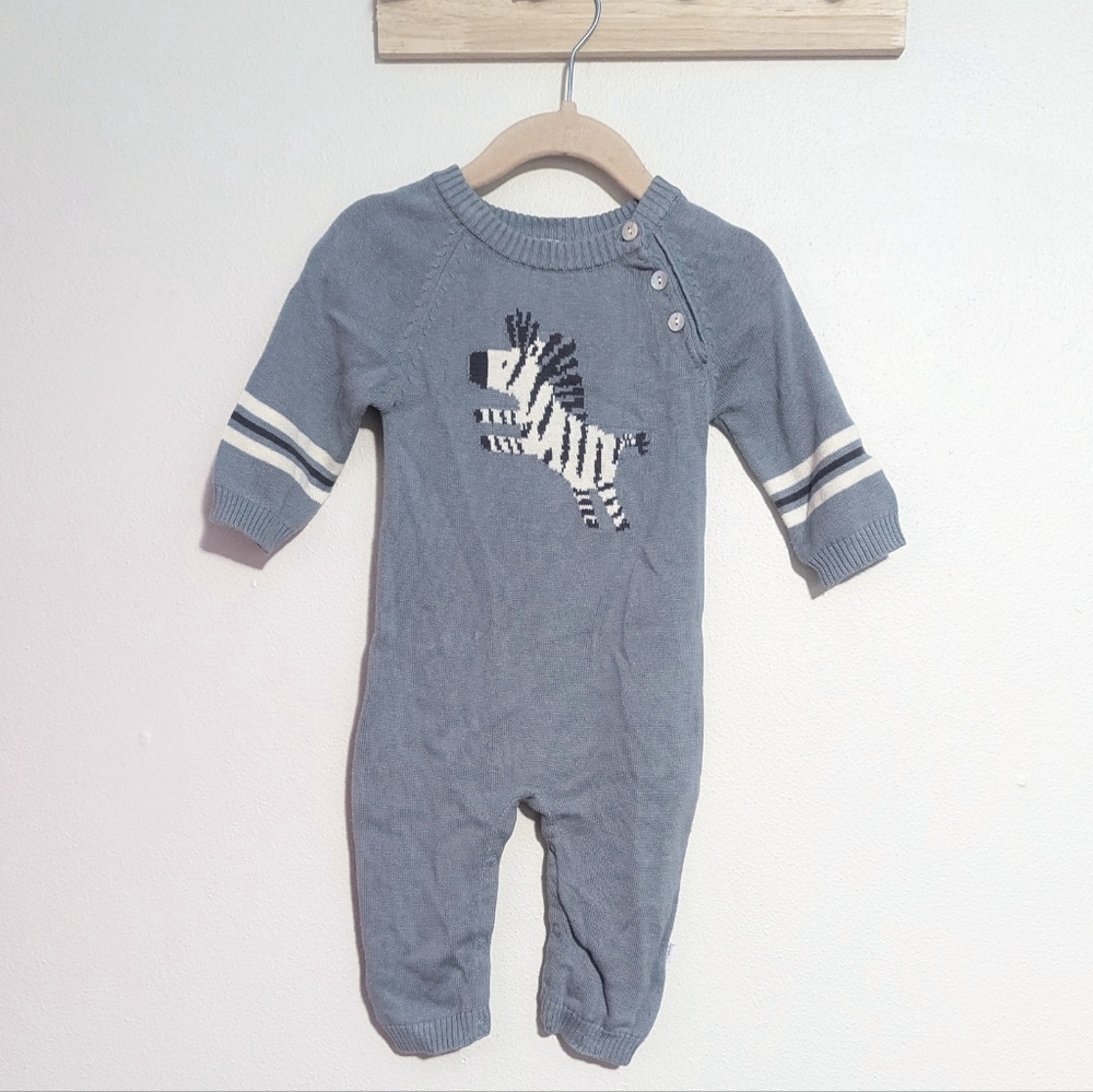 Elegant Baby Infant Boy Cotton Knit Zebra Pant Jumper 6 Months